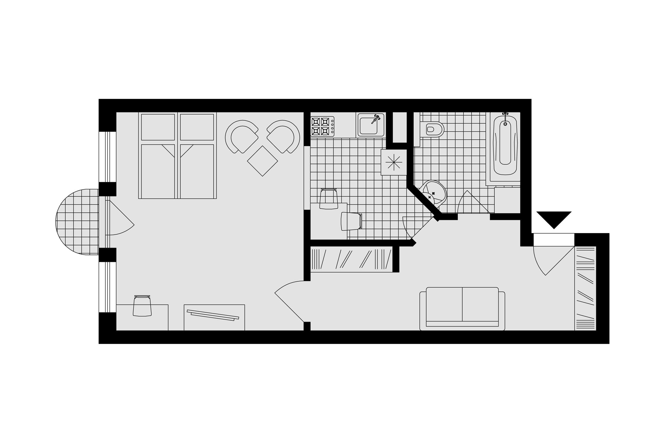 1 Bedroom Apartment Senior 1