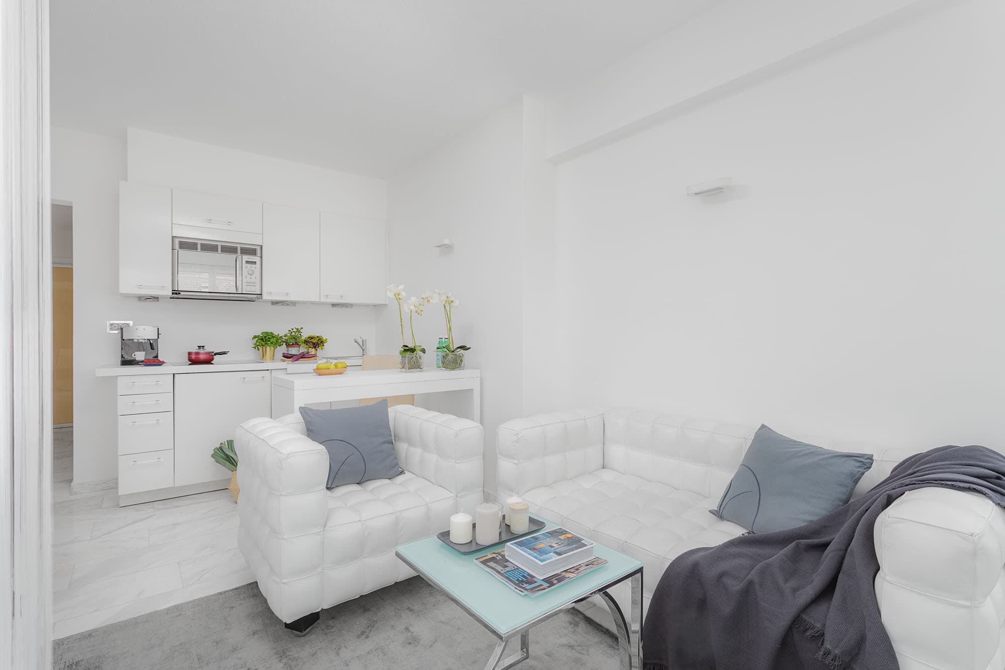 Two Bedroom Senior, Balcony, Kitchenette 3