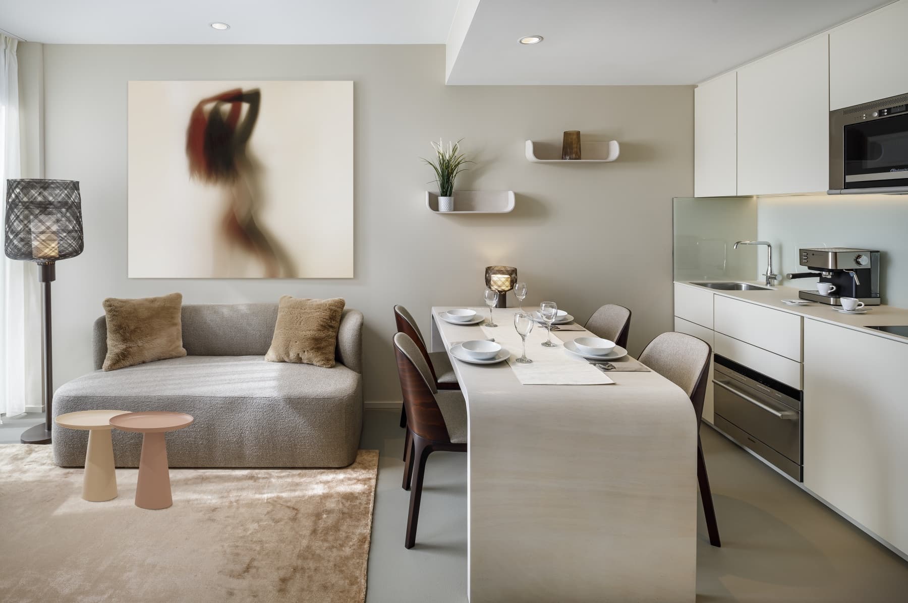 One Bedroom Senior, Top Floor, Kitchenette 2