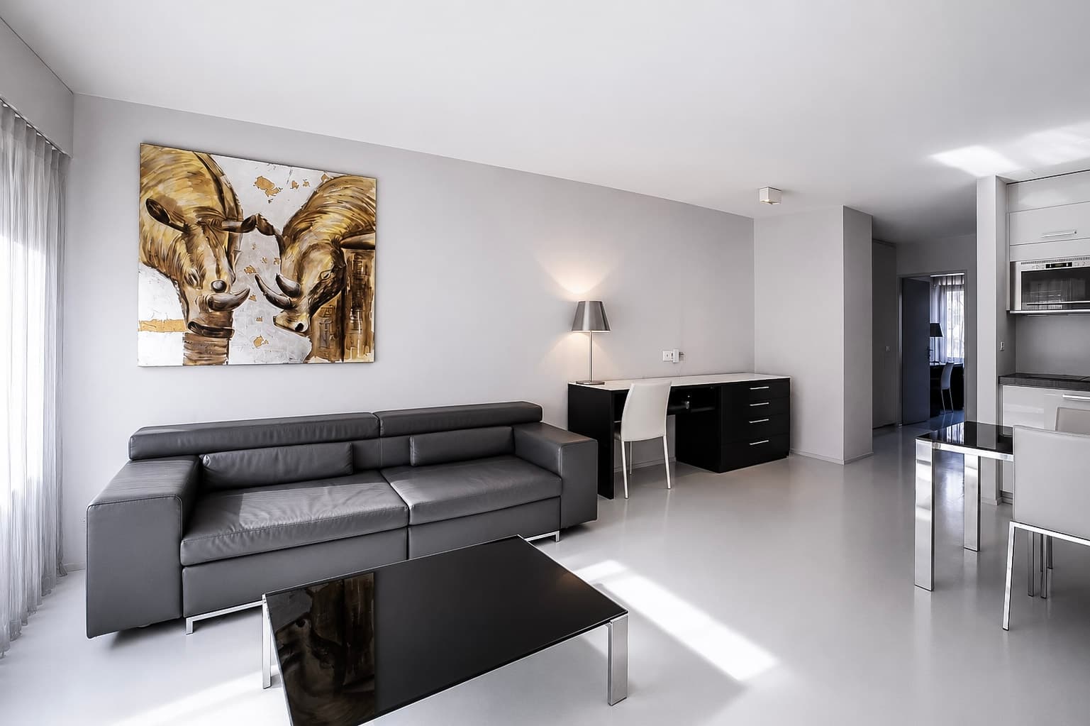 One Bedroom Senior, Balcony, Kitchenette 3