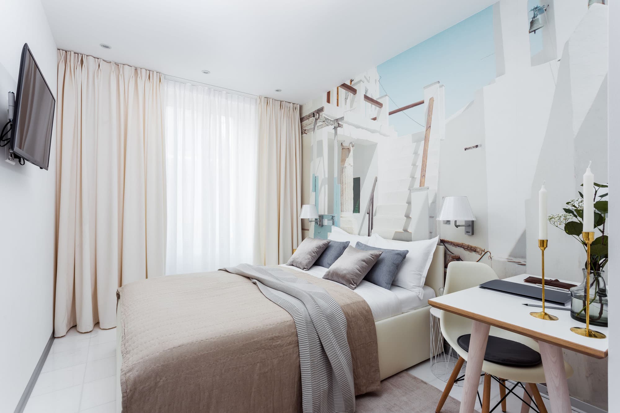 Studio Apartment Mini Kitchenette Balcony 2