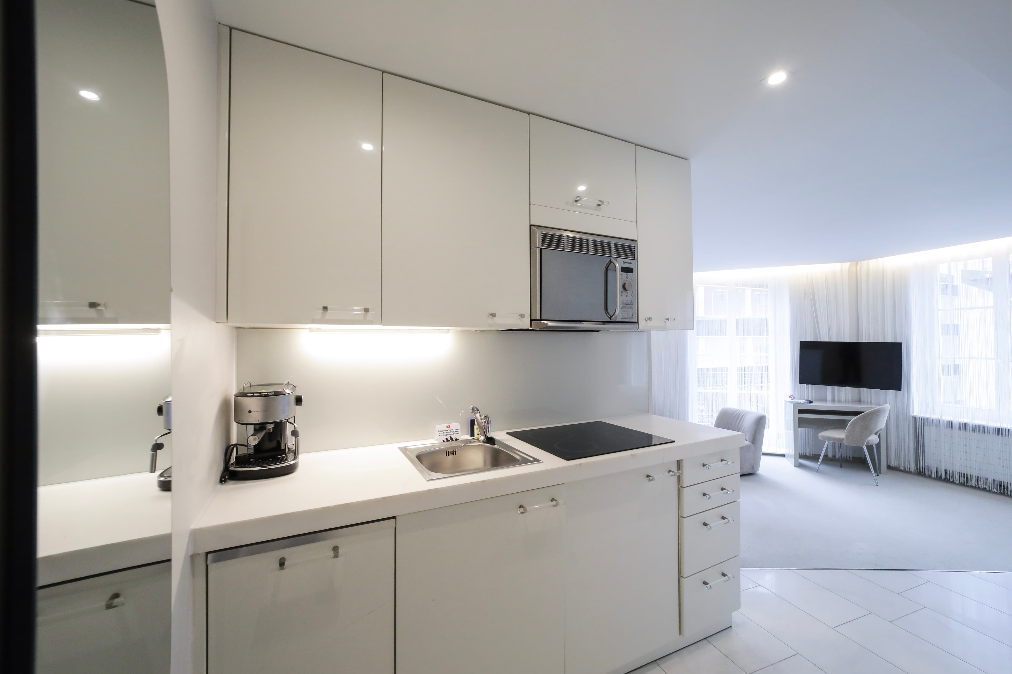 One Bedroom Senior, Balcony, Kitchenette 2