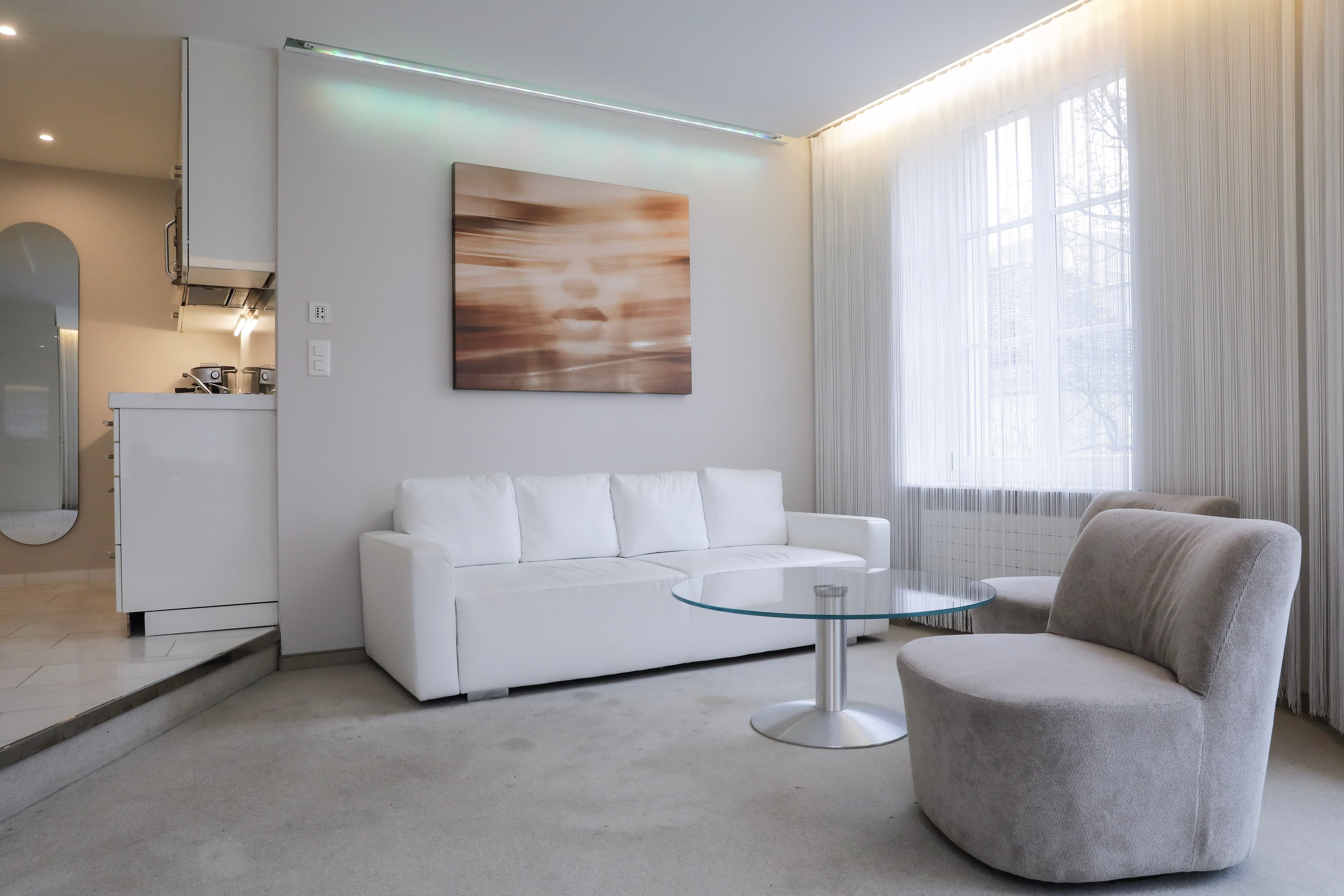 One Bedroom Senior, Balcony, Kitchenette 3