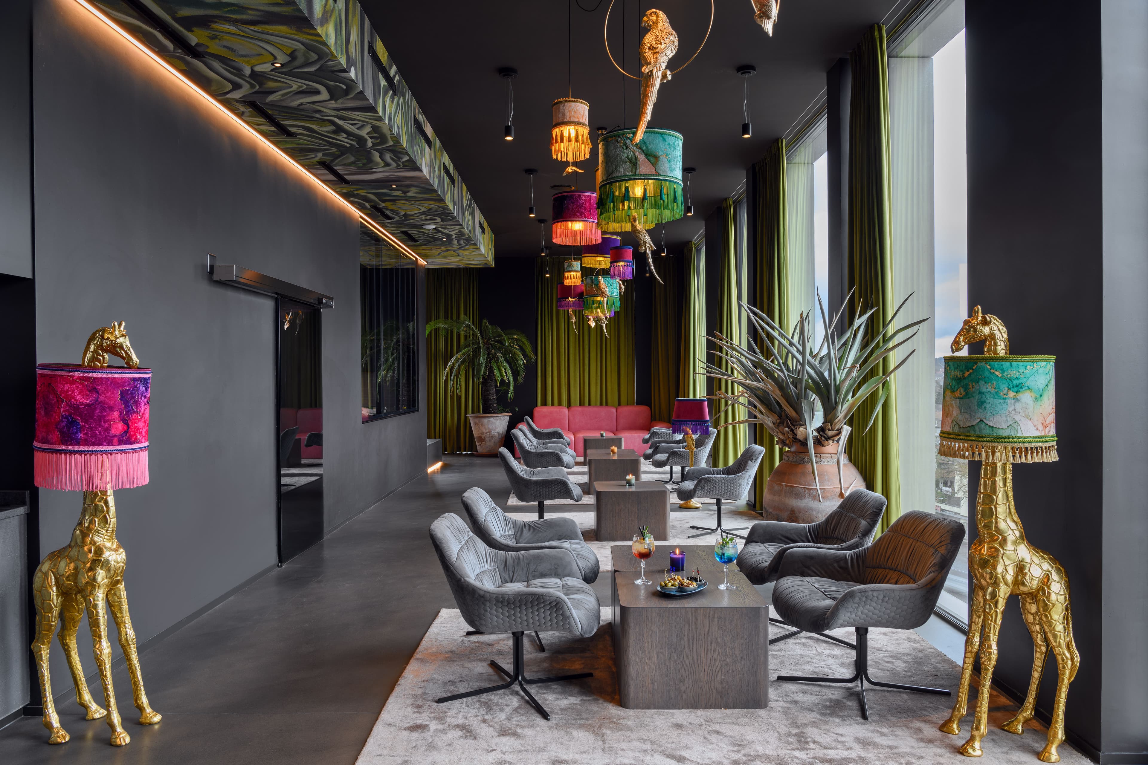 In-House Bistro with Panoramic Views
