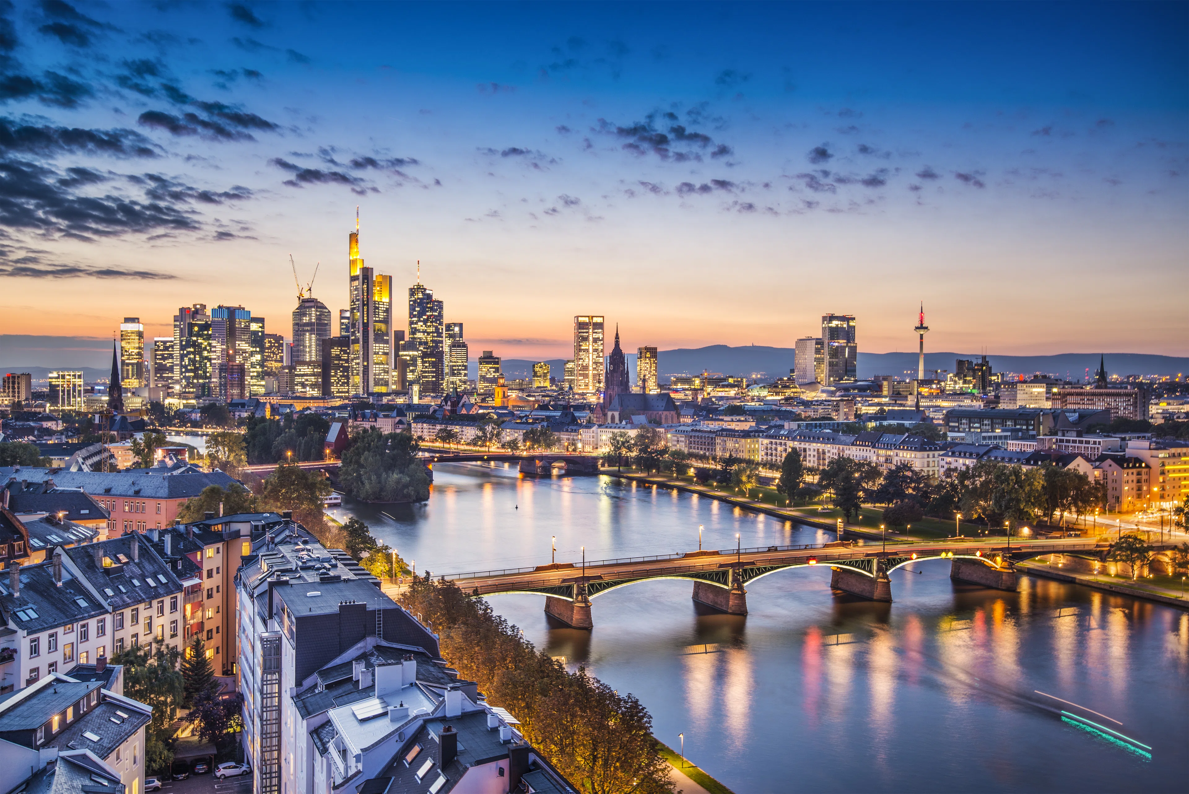 Frankfurt skyline Frankfurt skyline